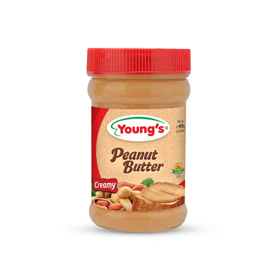 YOUNG'S PEANUT BUTTER 454G CREAMY