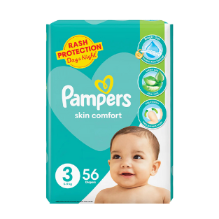 PAMPERS MEGA #3  56PC MIDI