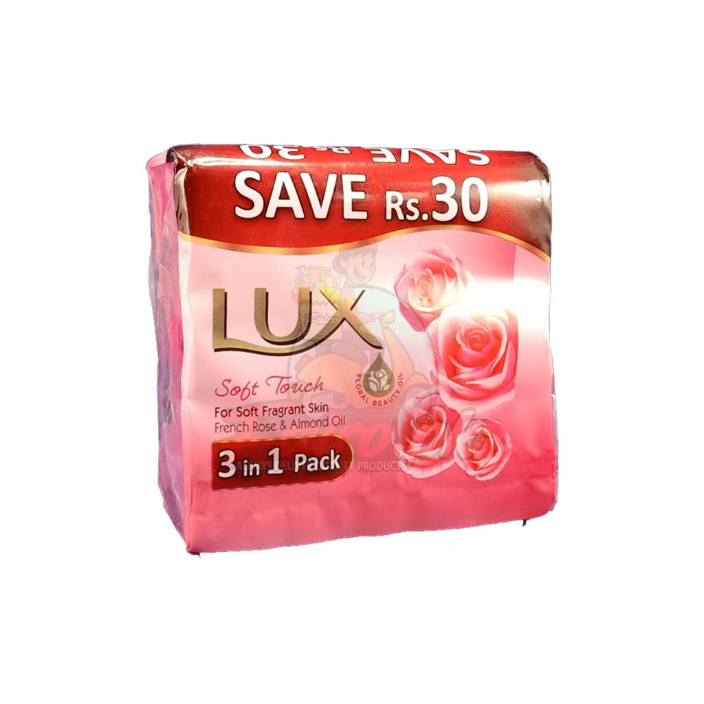LUX SOAP 130G*3PC PINK