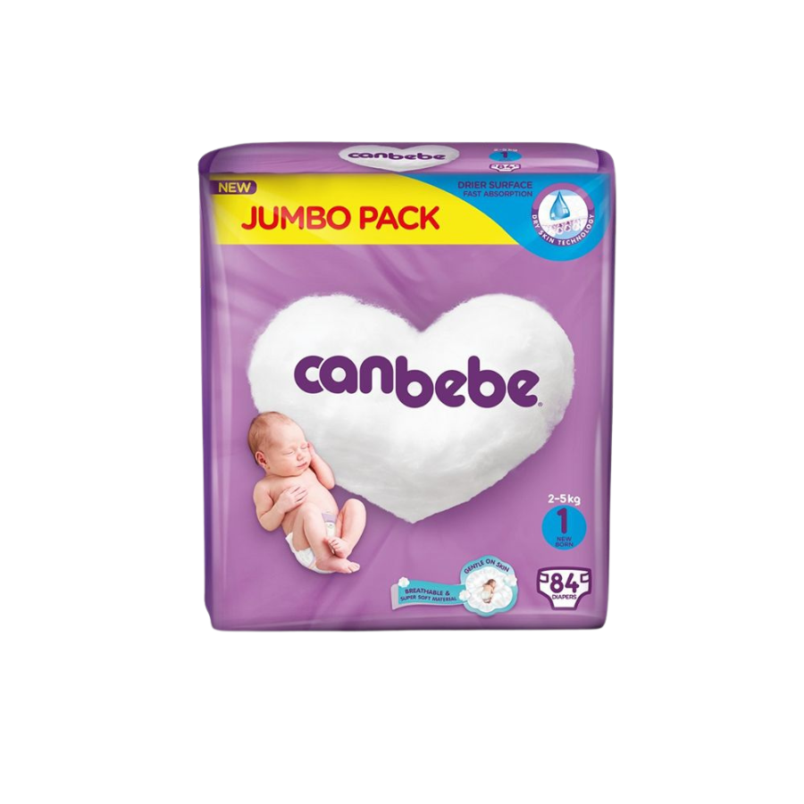 CANBEBE JUMBO #1 NEW BORN 84PC