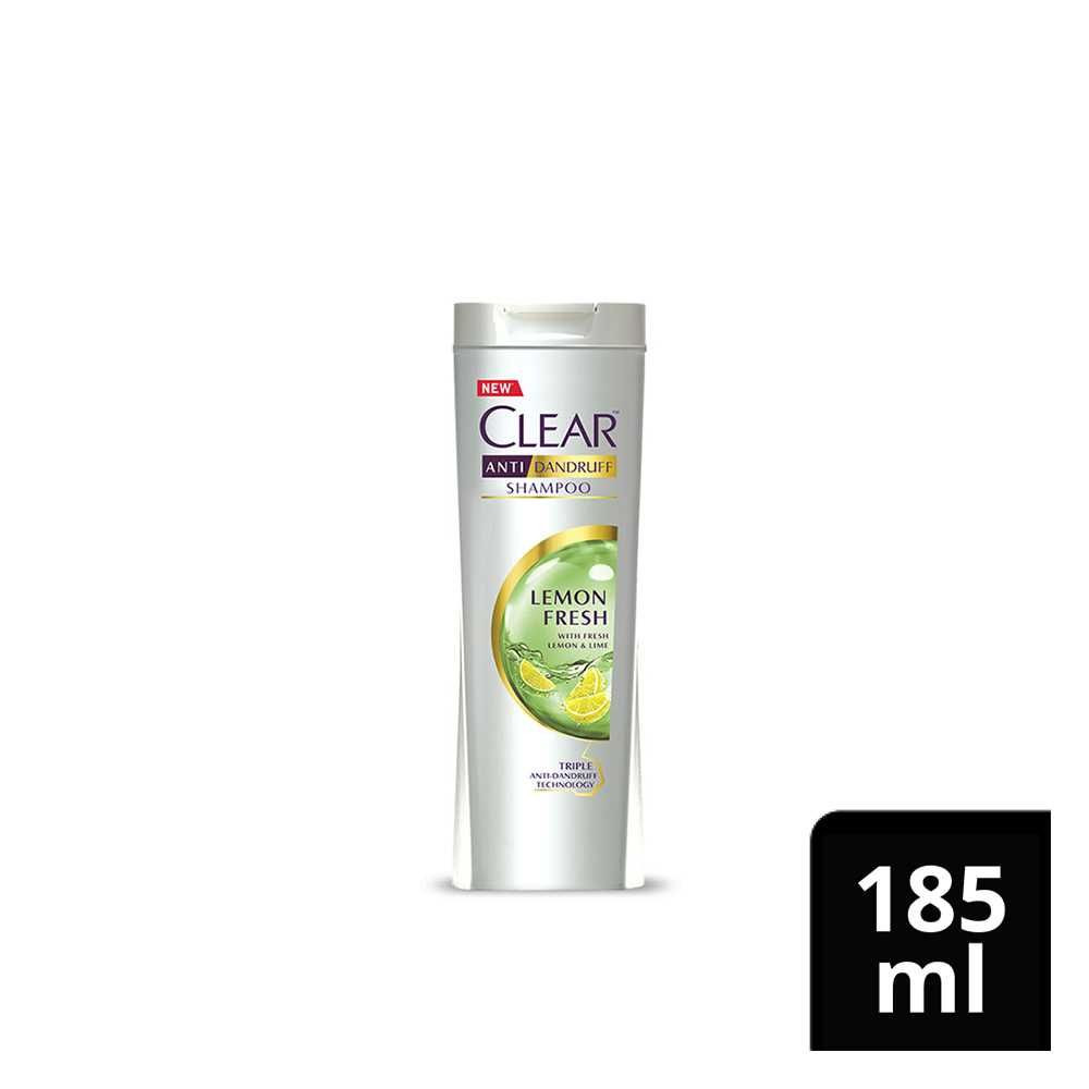 CLEAR SHAMPOO PK 185ML LEMON FRESH