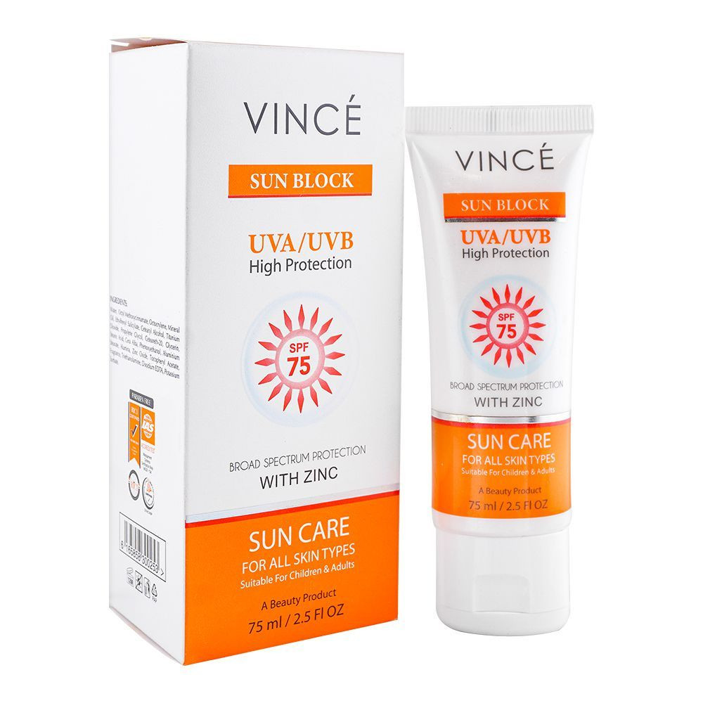 VINCE UVA&UVB PROTECTOR SPF 75 80ML