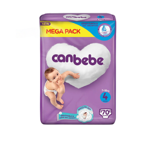 CANBEBE MEGA #4 MAXI 70PC