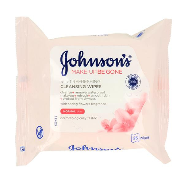 JOHNSONS FACE CARE 25WIPS REFRESHING