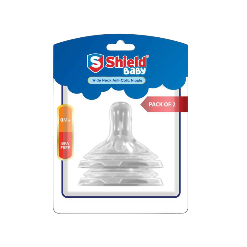 SHIELD NIPPLE 2PC ANTI-COLIC