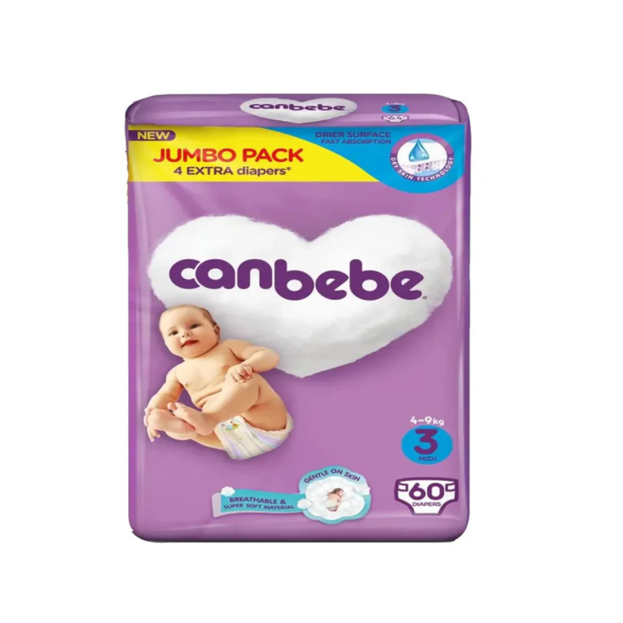 CANBEBE JUMBO #3 MIDI 60PC