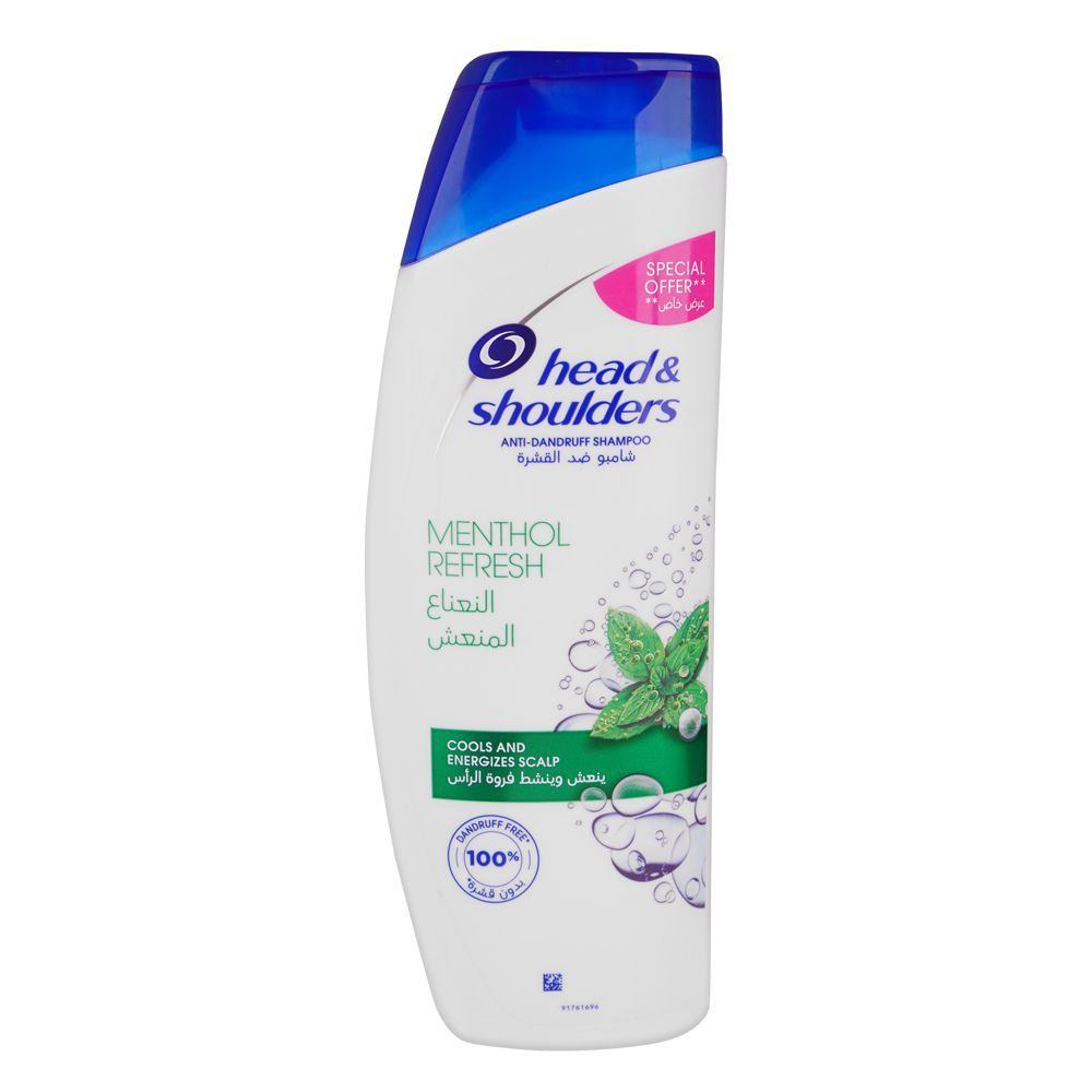 H&S SHAMPOO IMP 400ML MENTHOL FRESH