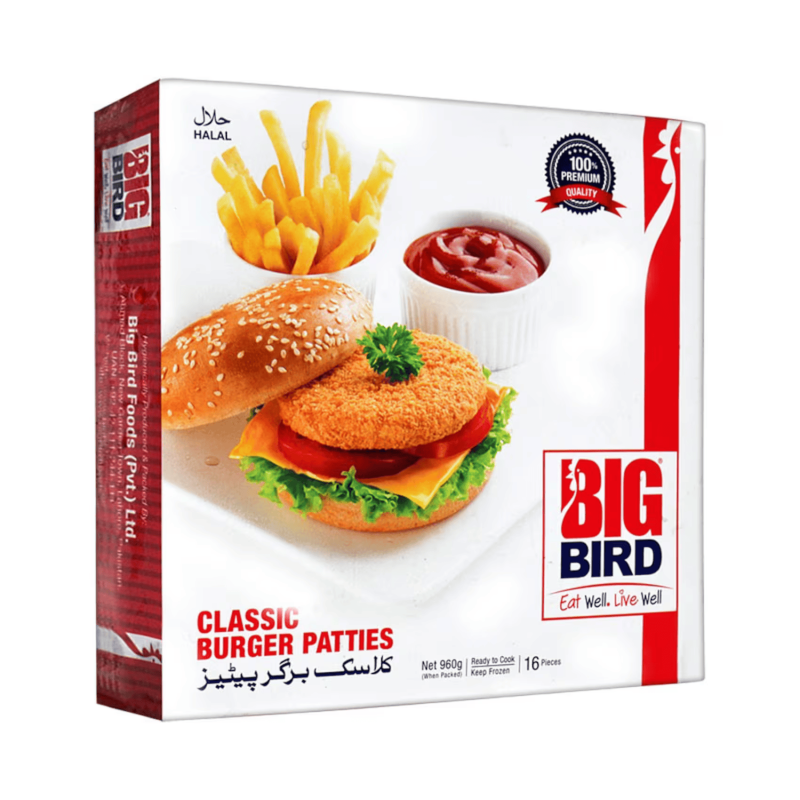 BIG BIRD BURGER PATTIES 960G