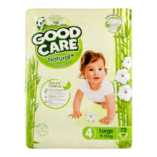 GOOD CARE DIAPER #4 LARGE 72PC
