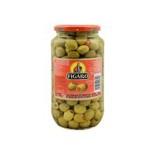 FIGARO GREEN OLIVES STUFFED 920G