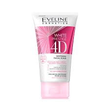 EVELINE FACIAL SCRUB 150ML WHITE PRESTIGE 4D
