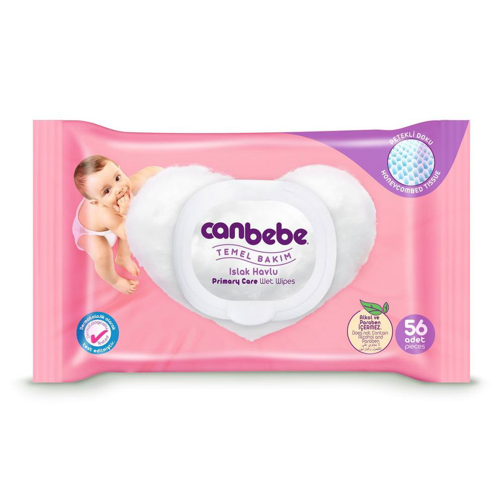 CANBEBE WIPES 56PC PRIMARY CARE