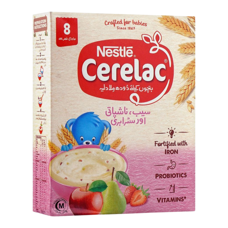 NESTLE CERELAC 175G APPLE,SBERRY,PEAR