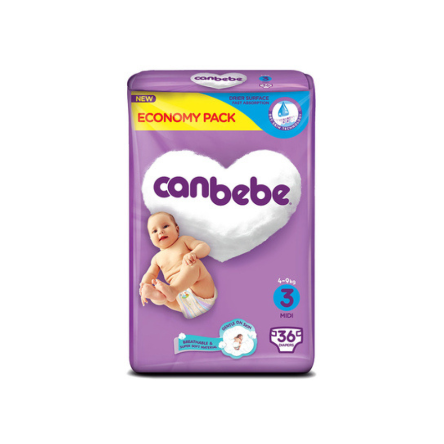 CANBEBE ECO #3 MIDI 36PC