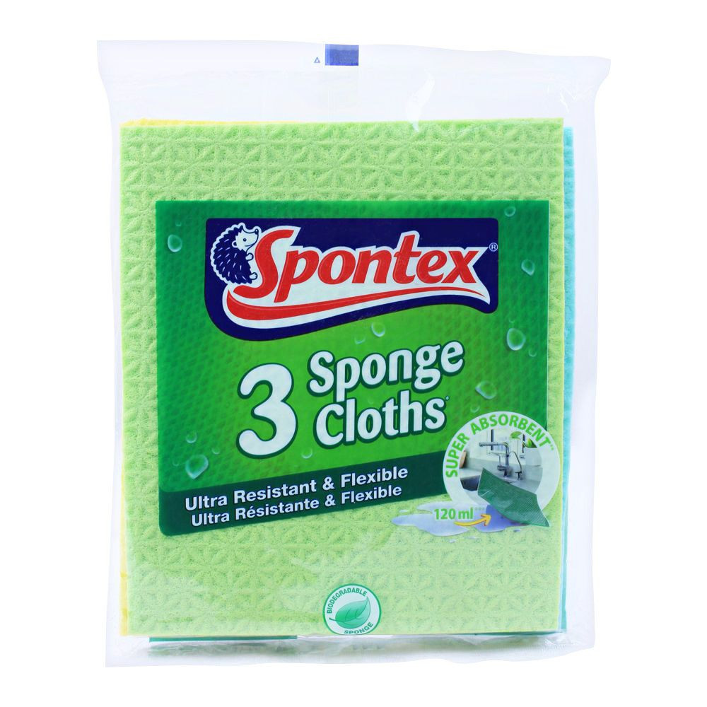 SPONTEX SPONGE CLOTH 3PC