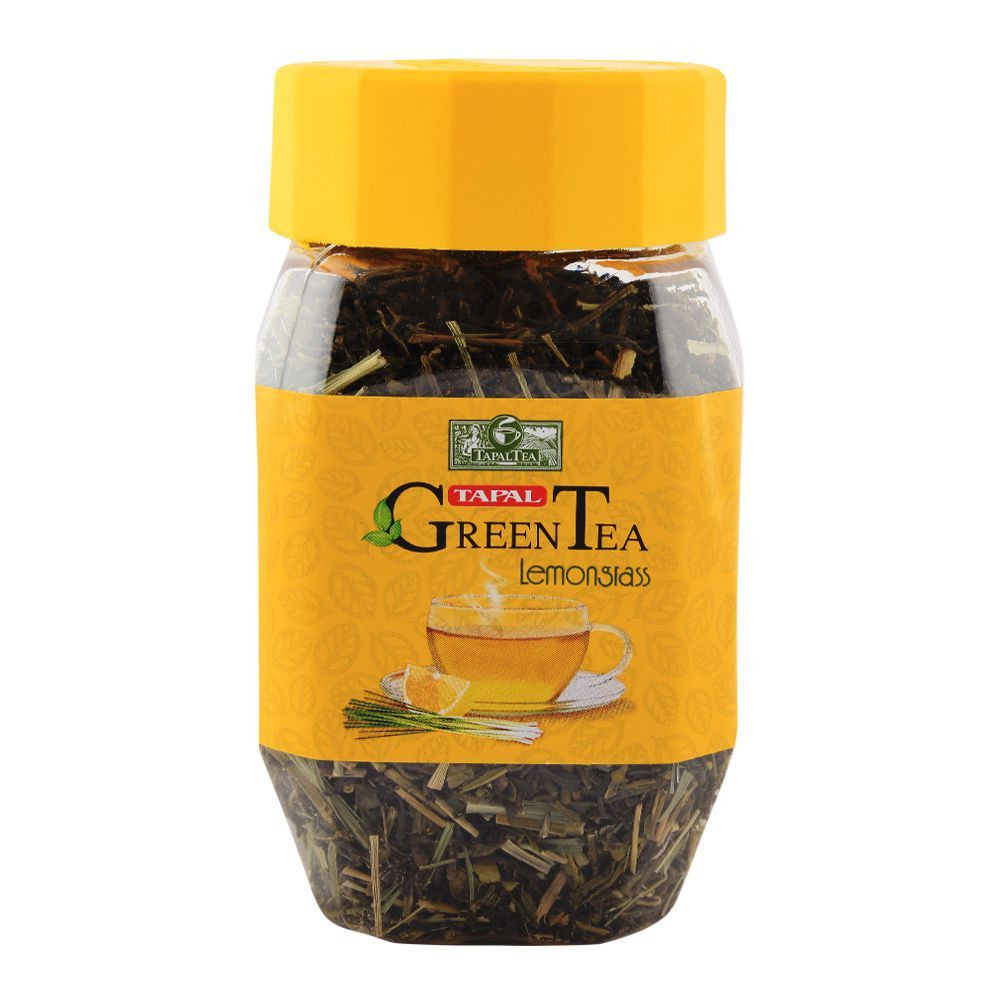 TAPAL GREEN TEA JAR 100G LEMON GRASS