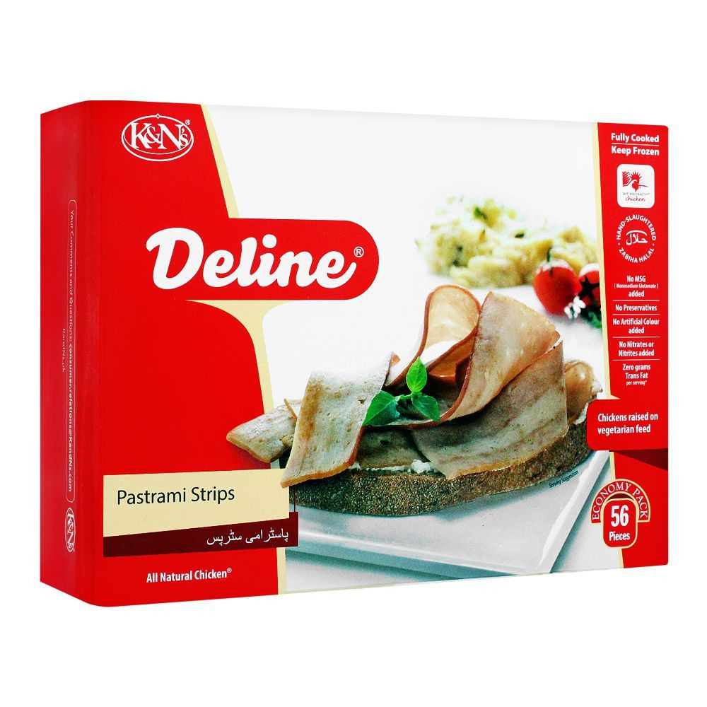 K&N'S PASTRAMI STRIPS 56PC