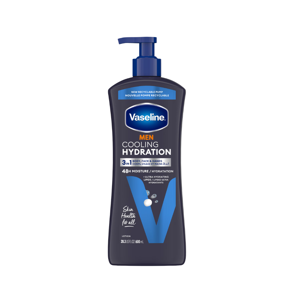 VASELINE MEN LOTION 600ML COOLING