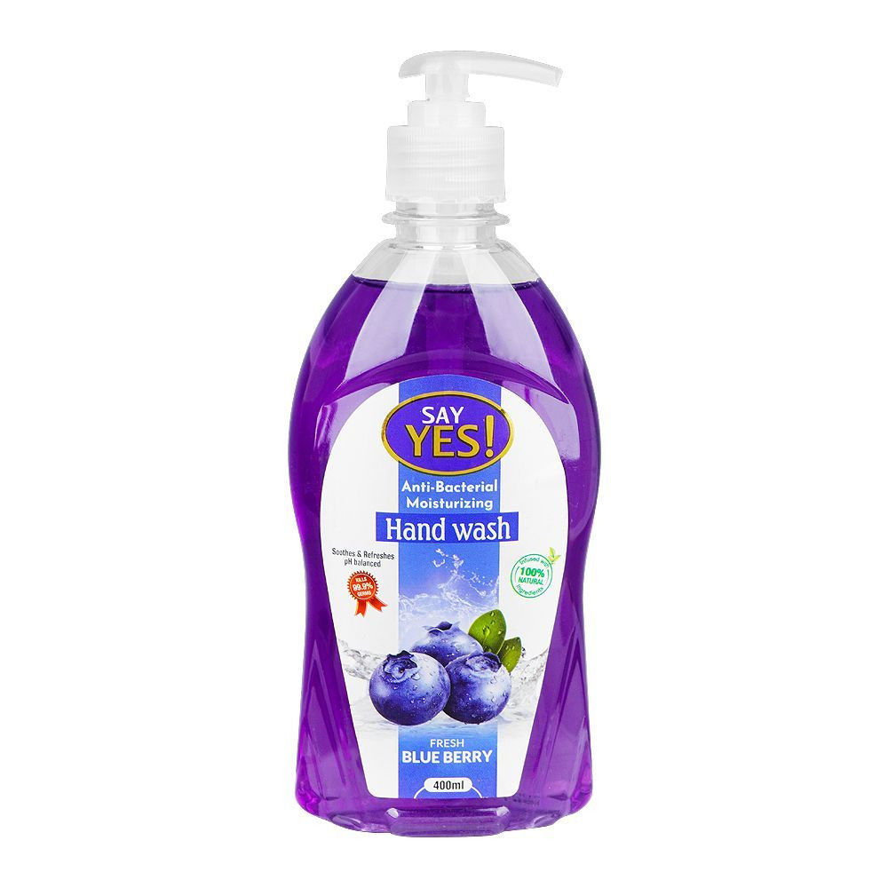 SAY YES HAND WASH 400ML BLUE BERRY
