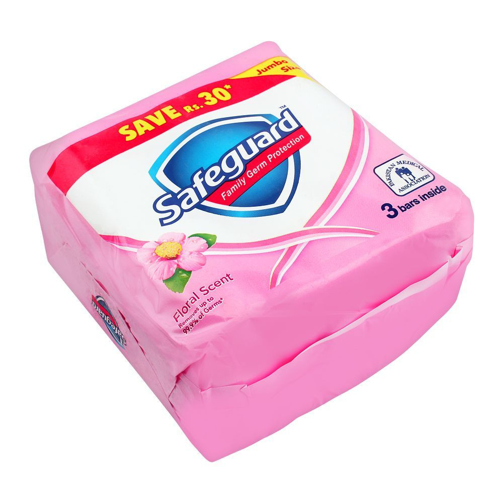 SAFEGUARD SOAP 168G*3PC FLORAL SCENT
