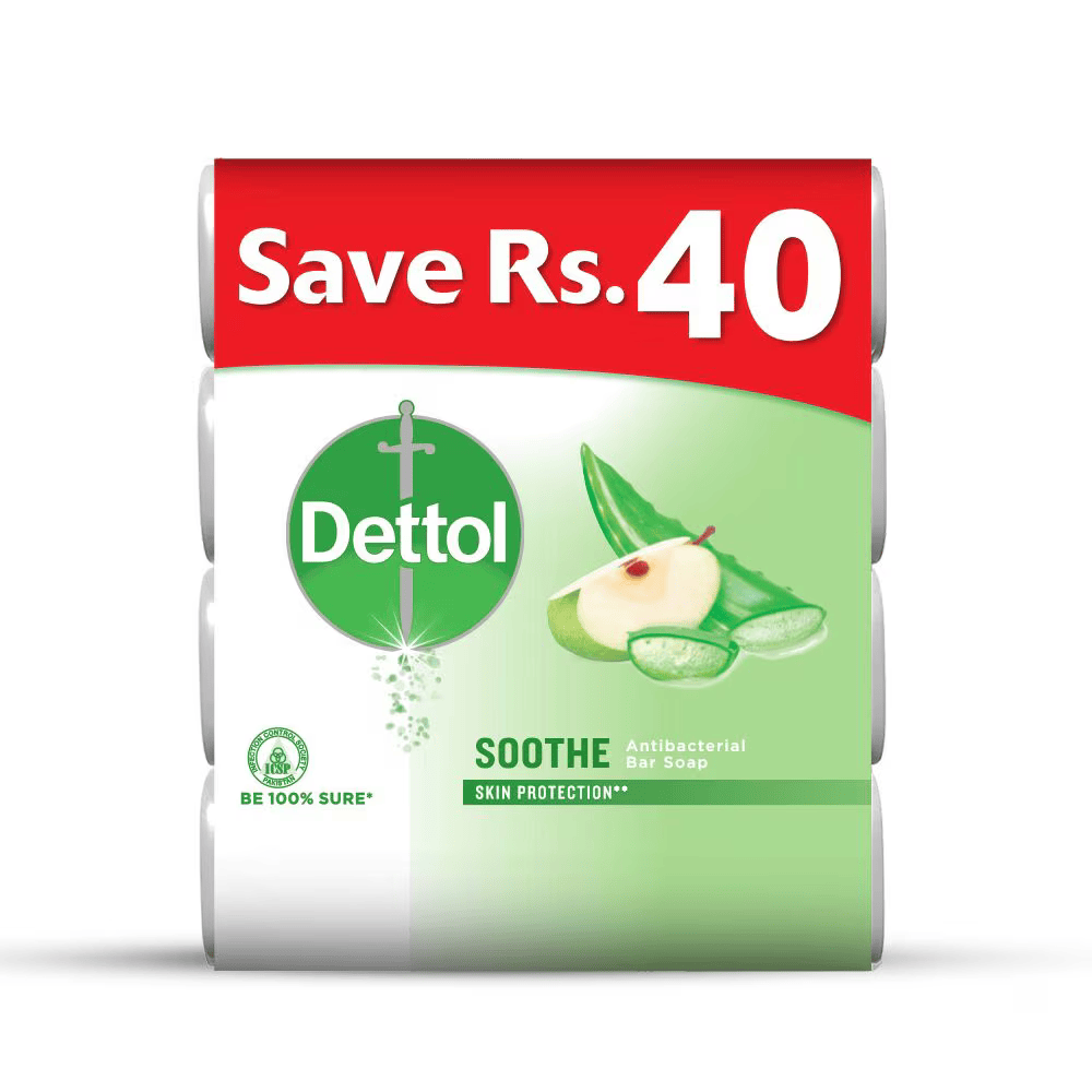 DETTOL SOAP 4*110G  SOOTHE