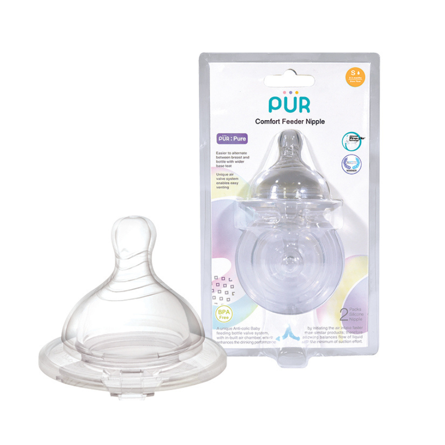 PUR NIPPLE 2PC 1311 COMFORT