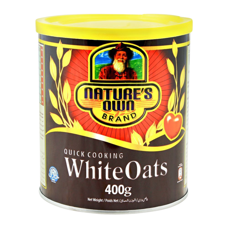 NATURE'S OWN WHITE OATS 400G TIN