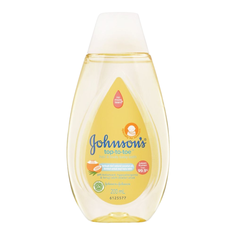 JOHNSONS BABY BATH 200ML TOP TO TOE
