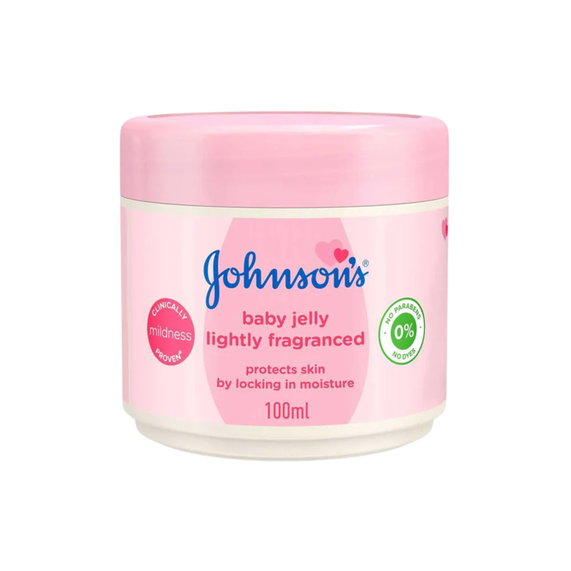 JOHNSONS BABY JELLY 100GM PINK
