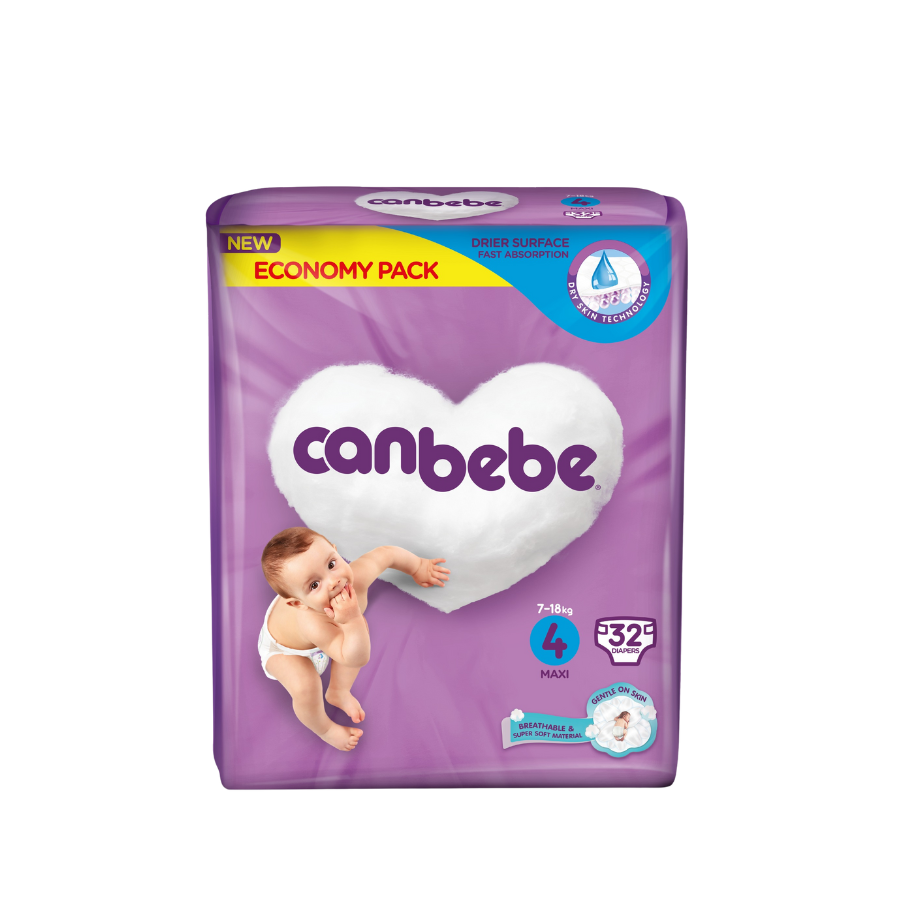 CANBEBE ECO #4 MAXI 32PC