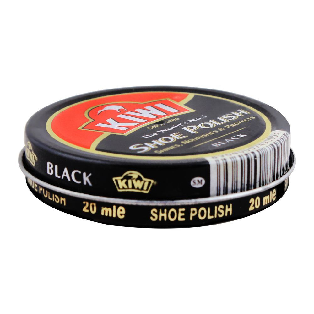 KIWI SHOE POLISH 20ML BLACK