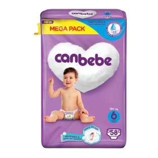 CANBEBE MEGA #6 XL 58PC