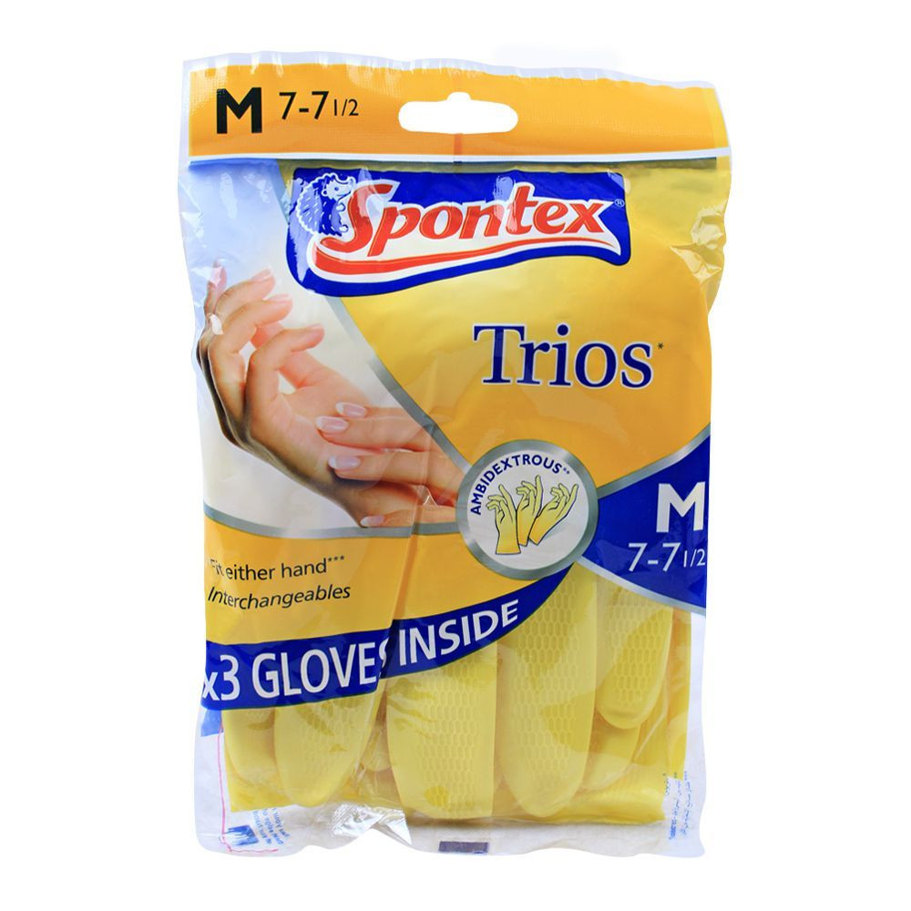 SPONTEX GLOVES TRIOS M