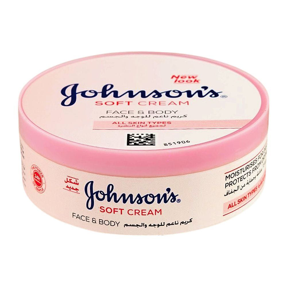 JOHNSONS FACE&BODY SOFT CREAM 220ML
